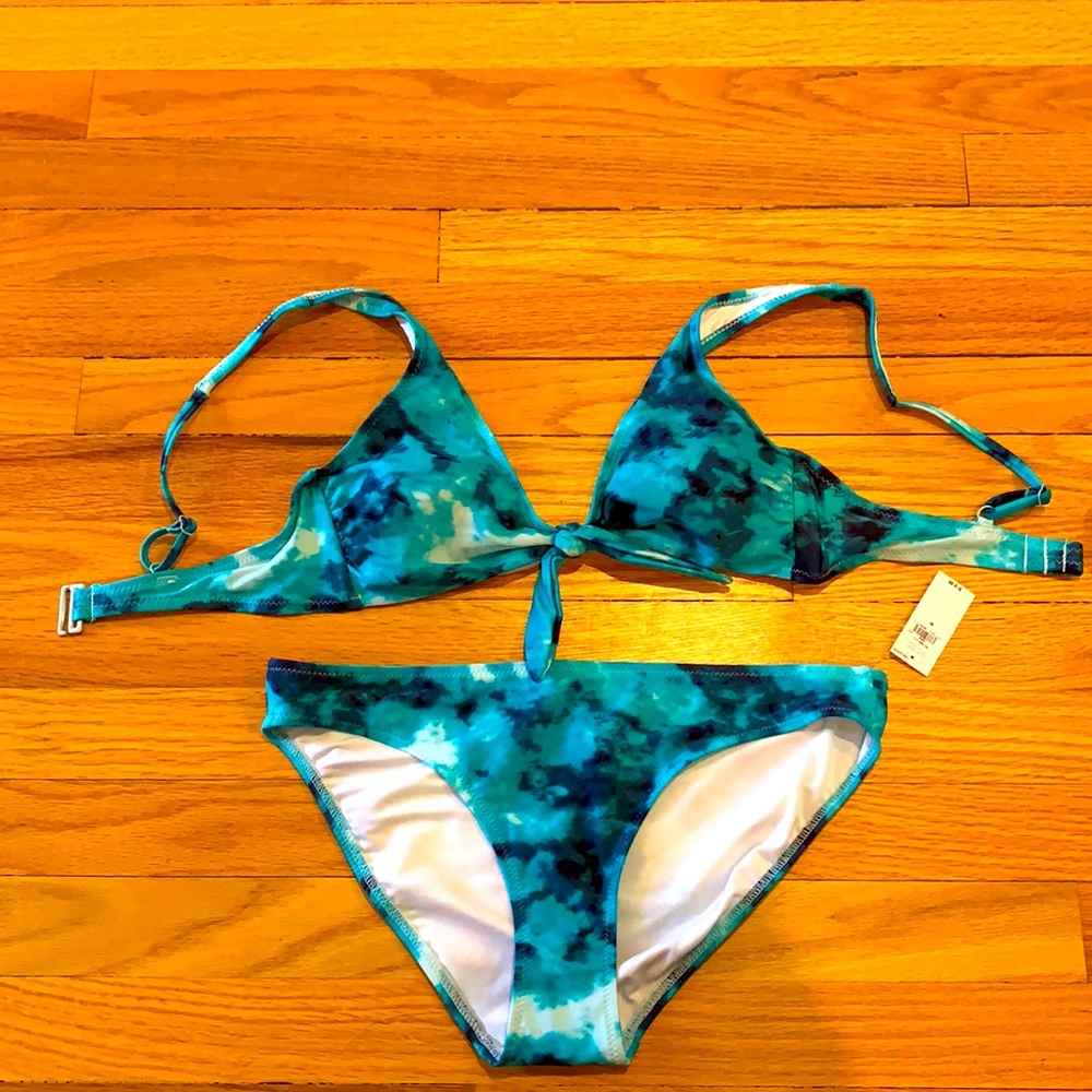 Old Navy Boho Tye Die Bikini top and bottom